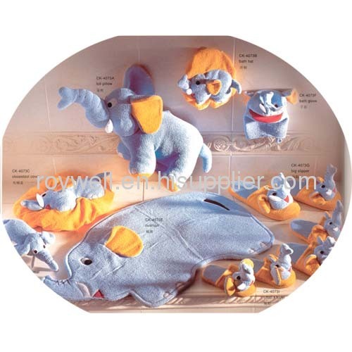 Cotton animal baby bath gift sets