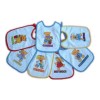 lovely cotton baby bib with animal designs