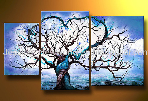 Modern Tree Group Painting