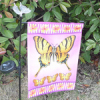 butterfly garden flag