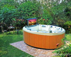 Large round hot tubs spas