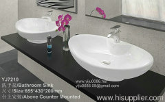 BATHROOM SINK OVAL BATHROOM SINK WASH SINK CERAMIC SINK