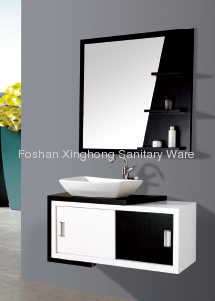 Fashion modern bathroom cabinets | black and white bathroom vanities