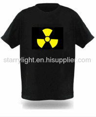 Starry-light 5.2usd Cool flashing custom led t-shirt for party supply