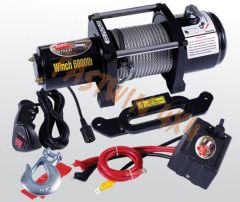 4WD Winch S6000 Waterproofed