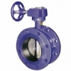 Manual flanged butterfly valve
