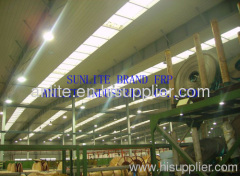 Fiberglass Reinforced Polyester(FRP) corrugated roofing sheet for steel structure