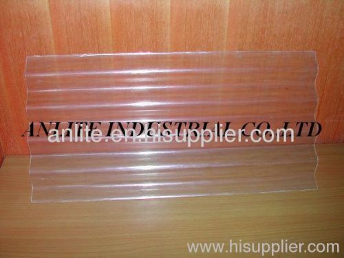 FRP daylighting roofing sheet for steel structure in clear color