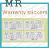 Custom warranty void security stickers