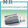 Tamper proof security hologram labels