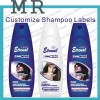 Custom cosmetic adhesive private labels for Shampoo,custom vinyl labels for branding bottles for cosmetics