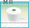 Ultra Destructible Vinyl Adhesive Label paper