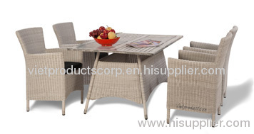 Poly Rattan Table Set