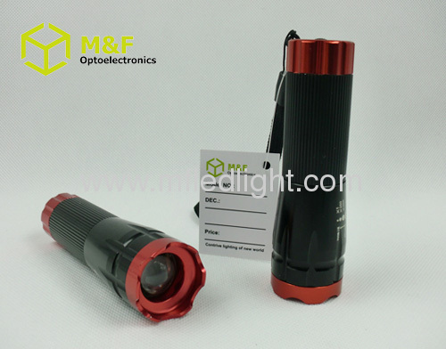 CREE Q3 LED high power aluminum focus function led zoom flashlight