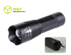 High power CREE 3W LED aluminum zoom function torch flashlight