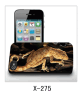 chameleon picture 3d iPhone4 covers,pc case rubber coated,multiple colors available