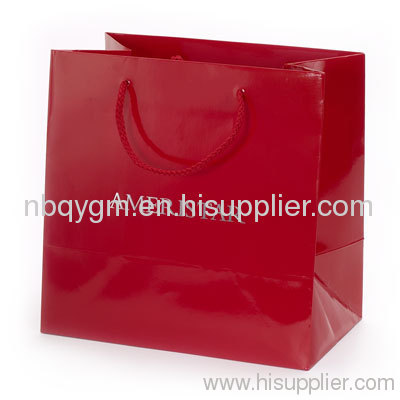 Glossy lamination gift paper bags