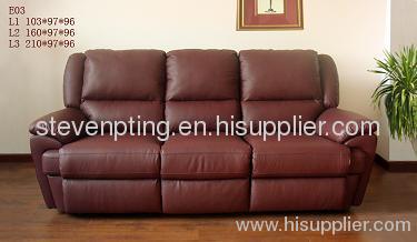 Real leather sofas