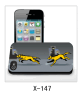 jumping dog 3d iPhone cover,pc case rubber coated,multiple colors available