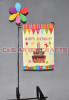 custom birthday cake garden flag