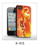 tiger picture iPhone4 cover 3d picture,pc case rubber coated,multiple colors avaiable