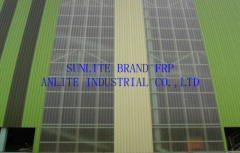 FRP skylighting corrugated sheet