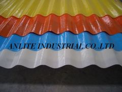FRP round wave corrugated roof sheet with good price 20years warranty