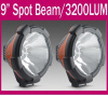 9&quot; 55W HID Xenon Driving Light SUV ATV Jeep Truck Off-Road 9-32V Spot/Flood Beam 3200lm IP67