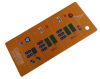 membrane switch overlay with LCD window