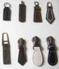 zipper sliders, zipper puller, rhinestone label, embroider patch, jeans leather patch