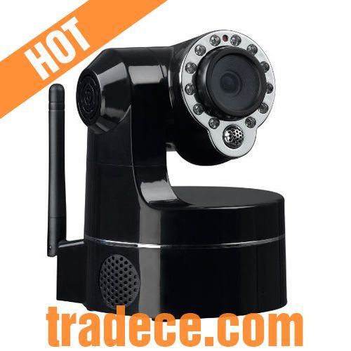 1/4 Inch Color CMOS Sensor Wireless IP Camera (PTZ, 2 Way Audio, Wi-Fi)