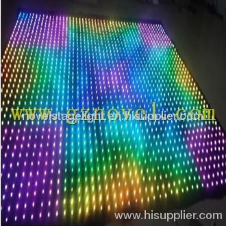 Led vision curtain stage background lighting