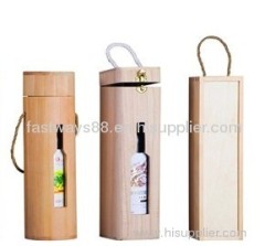 wooden packing wine box