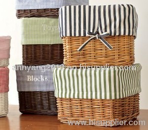 Great wicker basket storage