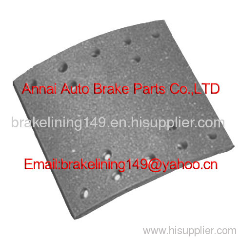 brake lining FMSI:4311-J,auto brake parts,oem brake lining,resin brake lining,truck drum liner