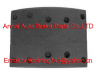brake lining FMSI:4656 ANC CAM,mercedes brake parts,asbestos free brake lining,bus brake lining
