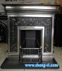 cast iron fireplace mantel