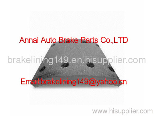 brake lining WVA19245,brake lining BFMC:SY/23/1,Styer brake lining,heavy duty truck brake lining