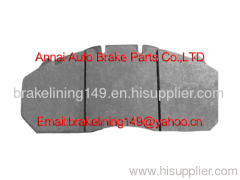 Brake pad WVA:29131&29156,ERF, LUCAS(MERITOR), MAN, NEOPLAN