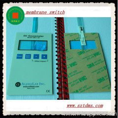 LCD clear window membrane keypad