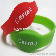 NFC RFID waterproof Silicone Wristband