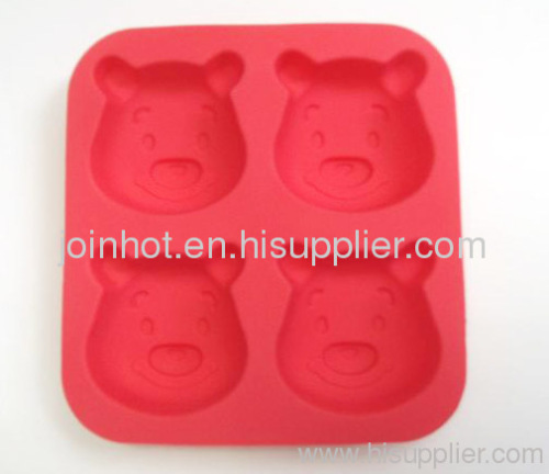 Winnie the Pooh silicone cake pan 4 trays