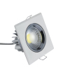 7W Aluminium with Reflector square COB LED ceiling soptlights