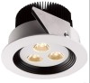 3X3W Aluminium LED ceiling sopt lights/CRI>70