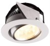 5X1W Aluminium circular adjustable High power LED ceiling soptlights