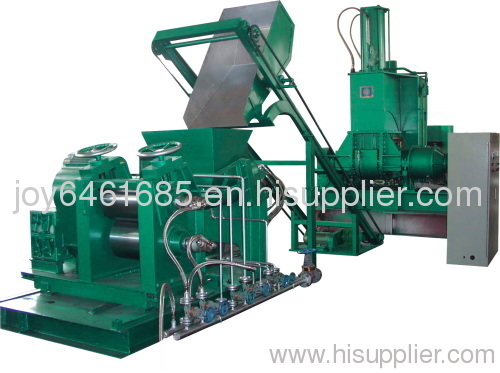 Mixing- extruding- sheeting line