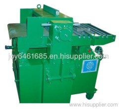 Rubber slitter bale cutter