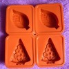 4 trays silicone cake mold