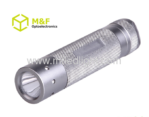 Aluminum cree flashlight 140 lumens hand led torch light