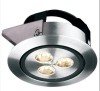 3X2W ROUND Aluminium High power LED Multiply ceiling soptlights